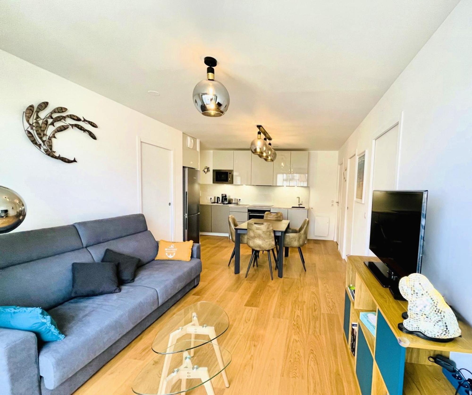 Sejour Authentique - Balcon, Parking & Wifi Ultra-Rapide Daire Deauville Dış mekan fotoğraf